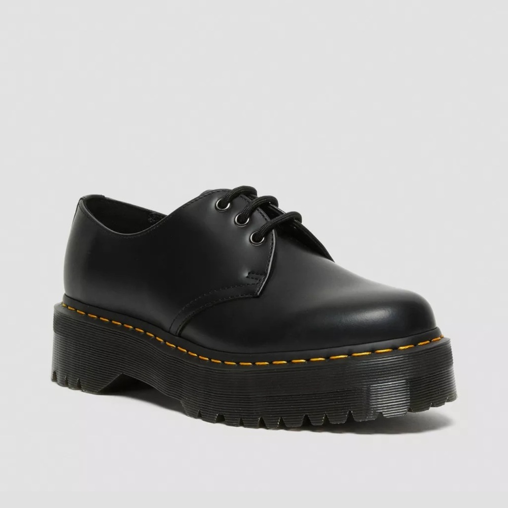 Dr. Martens 1461 Quad Platform - Black - US Men’s 8, US Women’s 9